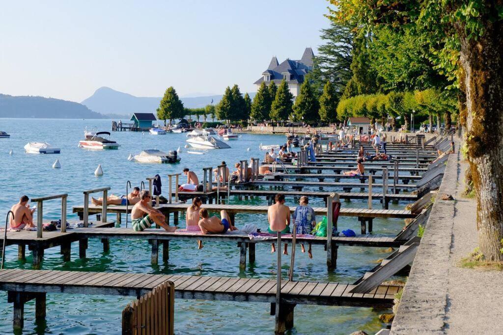 Maison 3 Chambres Au Lac D'Annecy, 30Min La Clusaz Menthon-Saint-Bernard Luaran gambar